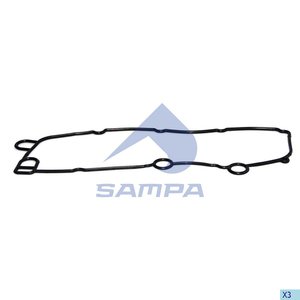 Изображение 2, 041.451 Прокладка SCANIA 4, P, G, R, T series масляного теплообменника SAMPA