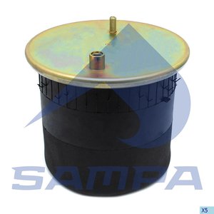Изображение 2, SP554862-K Пневморессора MAN TGL (металлический стакан) (1шп.+возд.1отв.) SAMPA