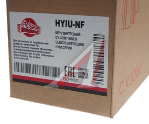 Изображение 4, HYIU-NF ШРУС внутренний HYUNDAI Sonata NF комплект ASVA