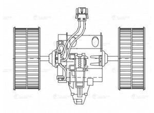 Изображение 10, LFH26E6 Мотор отопителя BMW 5 (E60) LUZAR