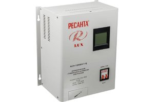 Изображение 4, РЕСАНТА АСН-12000Н/1-Ц Lux Стабилизатор напряжения однофазный цифровой 12кВт, 220В+/-8%,  КПД-97% настенный РЕСАНТА