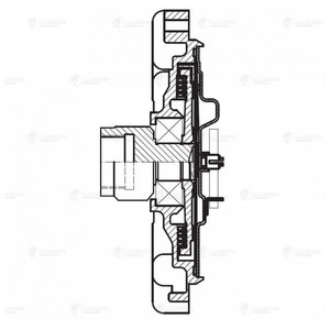 Изображение 4, LMC1029 Вискомуфта FORD Transit (06-) привода вентилятора LUZAR