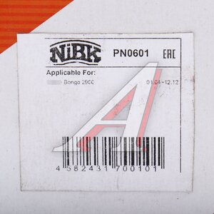 Изображение 7, PN0601 Колодки тормозные KIA Bongo 3 (04-) передние (4шт.) NIBK