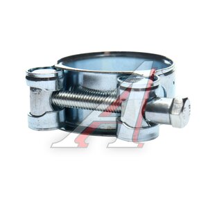 Изображение 2, W1-36-39-S Хомут силовой d=036-039 (37) оцинкованная сталь W1 TECHNIK