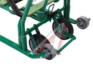 Изображение 4, Т3КУ Санки металлические (с выдвижными колесиками) 3+ ТИМКА