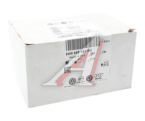 Изображение 3, 8W0698151BG Колодки тормозные AUDI A5, S5 (F5) (17-) передние (4шт.) OE