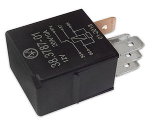 Изображение 1, 38.3787-01 Реле электромагнитное ВАЗ-1118 12V 5 контактов 20/10А переключающее с резистором ЭНЕРГОМАШ