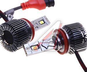 Изображение 3, A-H11 Лампа светодиодная 12/24V H11 PGJ19-2 5500K (2шт.) OPTIMA