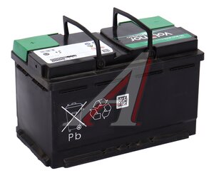 Изображение 3, 6СТ80(0) Аккумулятор VOLTHOR AGM 80А/ч обратная полярность