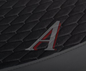 Изображение 2, AUT-1100 BK/BK Накидка на сиденье алькантара стеганая/эко-кожа черная (11 предметов) Autobiography AUTOPROFI