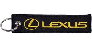 Изображение 2, BMV 080 Брелок "LEXUS" ткань, вышивка 13х3см MASHINOKOM