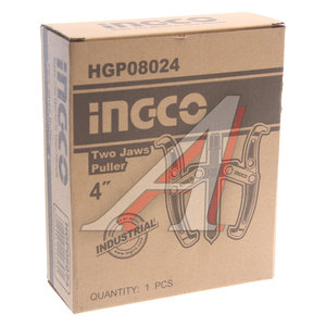 Изображение 3, HGP08024 Съемник подшипников 2-х лапый 100мм INGCO