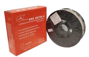 Изображение 1, ER-70S-6/D200J Проволока сварочная d=0.8мм 5.0кг омедненная JULI