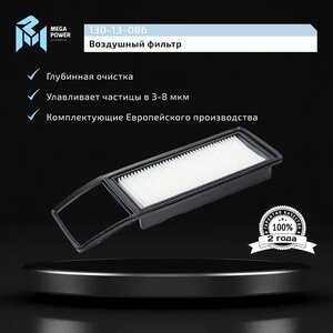 Изображение 5, 130-13-086 Фильтр воздушный HONDA Jazz (02-08) (1.2/1.4) MEGAPOWER