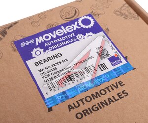 Изображение 5, 32309-MX Подшипник ступицы JAC N120 (LE35R/S/T) КАМАЗ Компас-12 передней наружный MOVELEX