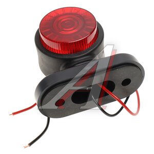 Изображение 2, ОГ-31 Фонарь габаритный красный/белый (плоский рассеиватель) светодиодный ЕВРОПЛЮС