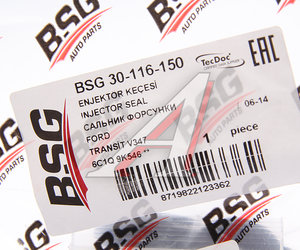 Изображение 3, BSG30116150 Кольцо уплотнительное FORD Transit (06-) топливной форсунки комплект BSG