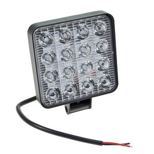 Изображение 1, MIS-16 Фара рабочего света 105х105мм 10-30V 16LED (2 режима стробоскоп) MISTAR