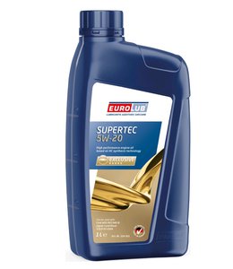 Изображение 1, 314001 Масло моторное SUPERTEC SN 5W20 синт.1л EUROLUB