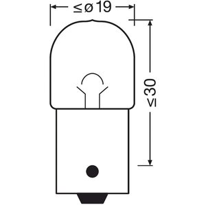 Изображение 7, 5007 Лампа 12V R5W BA15s OSRAM