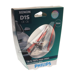 Изображение 2, 85415XV2S1 Лампа ксеноновая D1S 35W +150% PK32d-2 4800K Xenon X-Treme Vision Gen2 PHILIPS