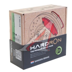 Изображение 2, HP1391 Колодки тормозные VW AUDI SEAT SKODA задние (4шт.) HARDRON SANGSIN