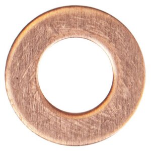 Изображение 1, ER-06012010 Шайба 6.0х12.0х1.0 медная (плоская) ЭВРИКА