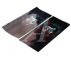 Изображение 1, 35943 Наклейка виниловая на стойки дверей "JOKER №2" 20х50см полноцветная (2шт.) AUTOSTICKERS