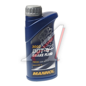 Изображение 1, 8942 Жидкость тормозная DOT-4 455г 3002 MANNOL