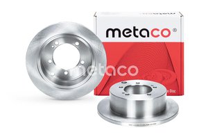 Изображение 2, 306-0057 Диск тормозной MITSUBISHI Lancer (03-) задний (1шт.) METACO