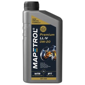 Изображение 1, MAP0083 Масло моторное PREMIUM LL IV 0W20 синт.1л MAPETROL