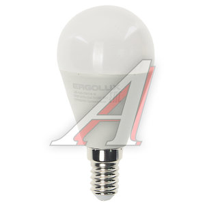 Изображение 1, LED-G45-11W-E14-6K Лампа светодиодная E14 G45 11W (95W) 220V дневной свет ERGOLUX