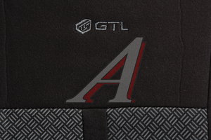 Изображение 2, 126253 Авточехлы универсальные черно-серые комплект GTL Modern 2 FRONT PSV
