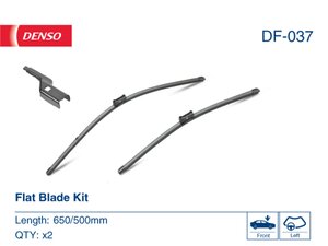 Изображение 7, DF-037 Щетка стеклоочистителя 650/500мм комплект DENSO