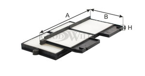 Изображение 2, AG2532KCF Фильтр воздушный салона TOYOTA Camry (96-01) GOODWILL