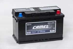 Изображение 2, 6СТ80(0) L4 Аккумулятор CAMEL AGM 80А/ч обратная полярность