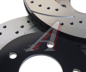 Изображение 2, BDF004 Диск тормозной CHEVROLET Captiva (07-) передний перфорированный комплект TAYGA