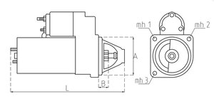 Изображение 6, TT16664 Стартер BAW 24В z=11 4.8кВт TESLA TECHNICS