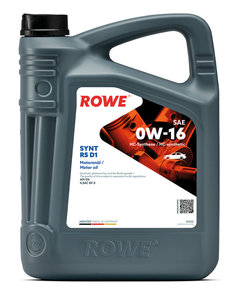 Изображение 1, 20005-0050-99 Масло моторное HIGHTEC SYNT RS D1 0W16 синт.5л ROWE