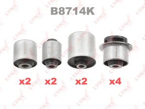 Изображение 1, B8714K Сайлентблок MAZDA 6 (02-08) рычага переднего (комплект) LYNX