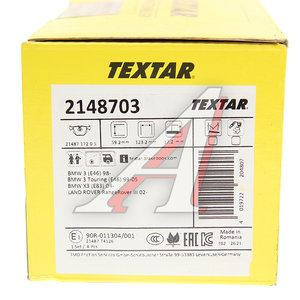 Изображение 4, 2148703 Колодки тормозные LAND ROVER Range Rover задние (4шт.) TEXTAR