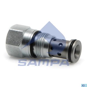 Изображение 2, 092.338 Клапан SCANIA 4, P, G, R, T series перепускной топливный SAMPA