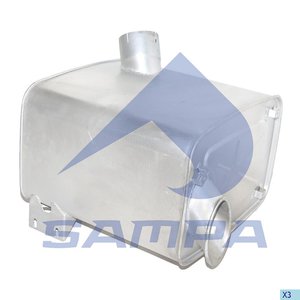 Изображение 2, 010.451 Глушитель MERCEDES Axor (02-04) SAMPA