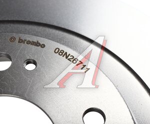 Изображение 5, 08.N267.11 Диск тормозной MITSUBISHI Outlander (12-) задний (1шт.) BREMBO