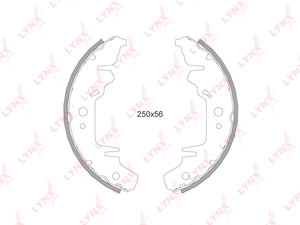 Изображение 1, BS4401 Колодки тормозные CHRYSLER Voyager (95-) задние барабанные (4шт.) LYNX