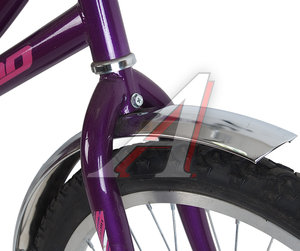 Изображение 2, T19B707 B Велосипед 20" 1-ск. складной фиолетовый Landscape HILAND