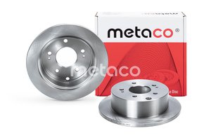 Изображение 2, 3060-185 Диск тормозной MITSUBISHI Eclipse (05-), Galant (03-) задний (1шт.) METACO