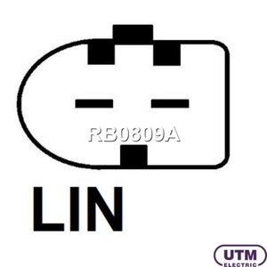 Изображение 3, RB0809A Регулятор MERCEDES Sprinter (W906) напряжения генератора UTM