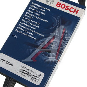 Изображение 3, 1987946054 Ремень приводной поликлиновой 6PK1035 BOSCH