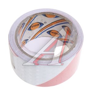 Лента самоклеящаяся сигнальная 48x0.30мм 5м красно-белая светоотражающая AVIORA, ,
                                                          фото 2 Изображение 2, 302-111 Лента самоклеящаяся сигнальная 48x0.30мм 5м красно-белая светоотражающая AVIORA